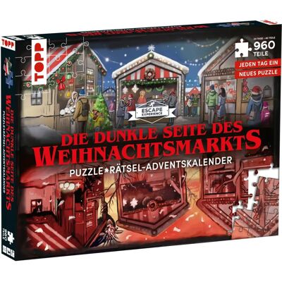 Calendrier de l'Avent Puzzle-Rätsel de Frech Verlag - Côté Obscur du Marché de Noël - 24 Puzzles, 960 Pièces Calendrier de l'Avent Puzzle-Rätsel de Frech Verlag - Côté Obscur du Marché de Noël - 24 Puzzles, 960 Pièces