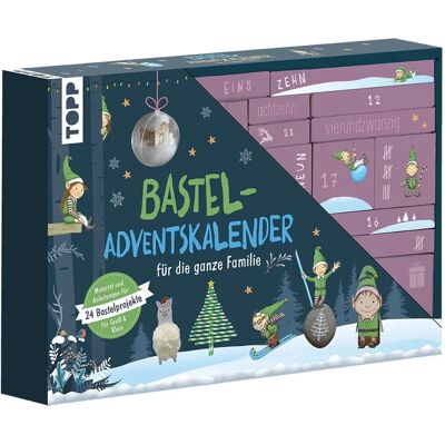 TOPP Verlag 18296 - Familien-Bastel-Adventskalender - 24 Bastelprojekte mit Material TOPP Verlag 18296 - Familien-Bastel-Adventskalender - 24 Bastelprojekte mit Material