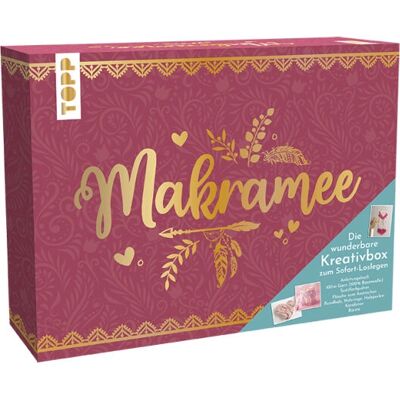 TOPP Verlag Makramee-Kit - Kreativbox für Anfänger - Kunsthandwerksspielzeug TOPP Verlag Makramee-Kit - Kreativbox für Anfänger - Kunsthandwerksspielzeug