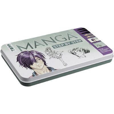 Topp Manga Step by Step Designdose - Drawing Set Topp Manga Step by Step Designdose - Drawing Set