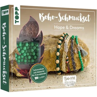 Set di gioielli Boho - Hope & Dreams - Verde Set di gioielli Boho - Hope & Dreams - Verde