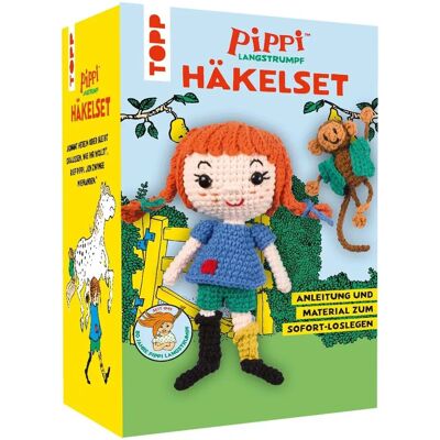 Frech Verlag GmbH Pippi Langstrumpf - Das Offizielle Häkelset zum 80. Geburtstag Frech Verlag GmbH Pippi Langstrumpf - Das Offizielle Häkelset zum 80. Geburtstag