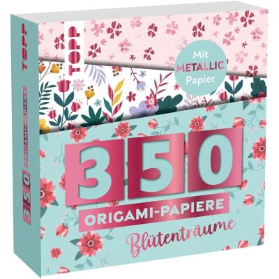Topp 350 Origami-Block Blütenträume - Origami-Papier Topp 350 Origami-Block Blütenträume - Origami-Papier