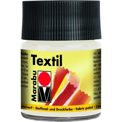 Marabu 070 Vízalapú textilfesték - Fehér - 50ml - Textilfesték Marabu 070 Vízalapú textilfesték - Fehér - 50ml - Textilfesték