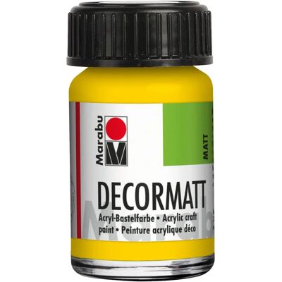 Marabu Decormatt Acryl 15 ml Giallo - Acrylfarbe Marabu Decormatt Acryl 15 ml Giallo - Acrylfarbe
