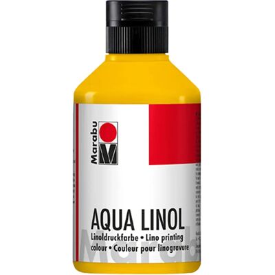 Encre d'Impression MARABU Aqua Lino Jaune Moyen 250ml - Publicité Encre d'Impression MARABU Aqua Lino Jaune Moyen 250ml - Publicité