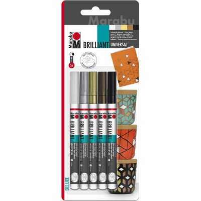 Marabu Deluxe Farbenmarker-Set - Lackmarker-Set Marabu Deluxe Farbenmarker-Set - Lackmarker-Set