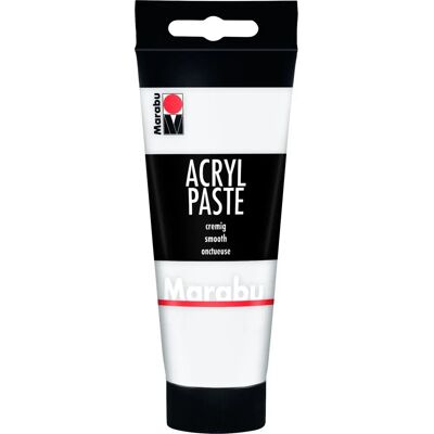 Peinture acrylique blanche Marabu 100 ml - Tube de peinture Peinture acrylique blanche Marabu 100 ml - Tube de peinture