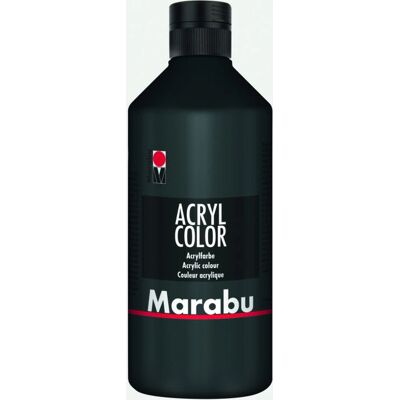Peinture acrylique Marabu 12010075073 - Noir - 500 ml - Art & Bricolage - Publicité Peinture acrylique Marabu 12010075073 - Noir - 500 ml - Art & Bricolage - Publicité