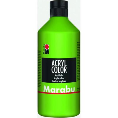 Marabu Grüne Acrylfarbe - Wasserbasiert, Schnelltrocknend, 500ml Marabu Grüne Acrylfarbe - Wasserbasiert, Schnelltrocknend, 500ml