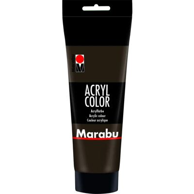 Marabu Peinture Acrylique 225ml Marron Foncé - Peinture Acrylique Marabu Peinture Acrylique 225ml Marron Foncé - Peinture Acrylique