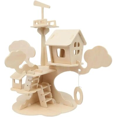Marabu Faház 3D Puzzle - Építsd és Fess - 37 Részes Marabu Faház 3D Puzzle - Építsd és Fess - 37 Részes