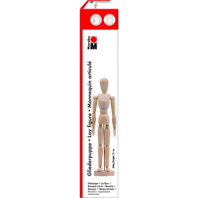 Marabu 162700001 - Bambola articolata - 31 cm Marabu 162700001 - Bambola articolata - 31 cm