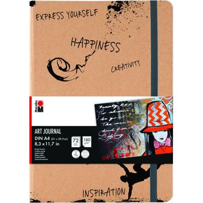 Marabu Art Paper Pad - A4 - 72 Sheets - Mixed Media Marabu Art Paper Pad - A4 - 72 Sheets - Mixed Media