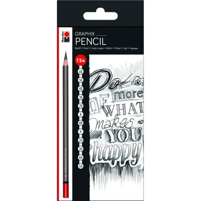 Marabu Graphix Multi 12 Stück Zeichenstifte Marabu Graphix Multi 12 Stück Zeichenstifte