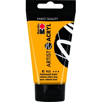 Marabu 12200002921 Peinture Acrylique Jaune - Peinture Acrylique Marabu 12200002921 Peinture Acrylique Jaune - Peinture Acrylique