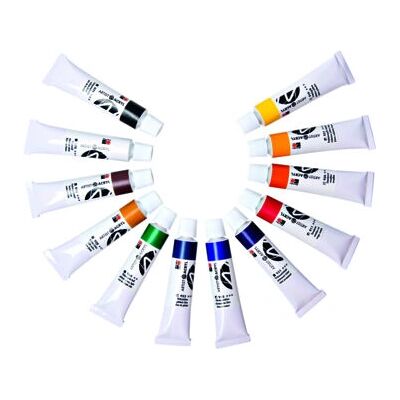 Marabu - 122000090 - 12x12ml - Zestaw farb akrylowych Marabu - 122000090 - 12x12ml - Zestaw farb akrylowych