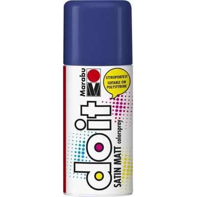 Marabu 150ml Satin Matte Midnight Blue Spray Paint - Spray Paint Marabu 150ml Satin Matte Midnight Blue Spray Paint - Spray Paint