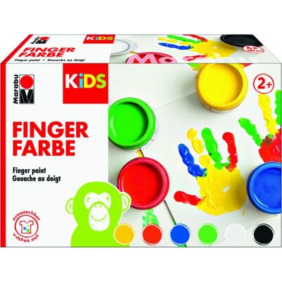 Marabu Kids Ujjfesték Szett - Ujjfestékek gyerekeknek Marabu Kids Ujjfesték Szett - Ujjfestékek gyerekeknek