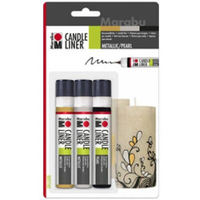 Marabu 1805000000085 Ensemble Candle Liner - Peinture à base d'eau - Publicité Marabu 1805000000085 Ensemble Candle Liner - Peinture à base d'eau - Publicité