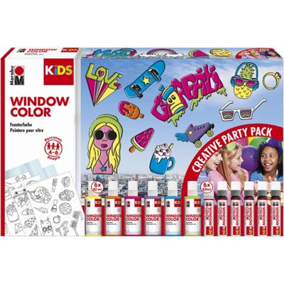 Marabu Wasserbasierte Farben - Kinder Set, 12 Flaschen Marabu Wasserbasierte Farben - Kinder Set, 12 Flaschen