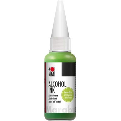 Encre à l'alcool Vert Néon MARABU - 20 Ml - Encre Permanente pour Art & Artisanat - Publicité Encre à l'alcool Vert Néon MARABU - 20 Ml - Encre Permanente pour Art & Artisanat - Publicité