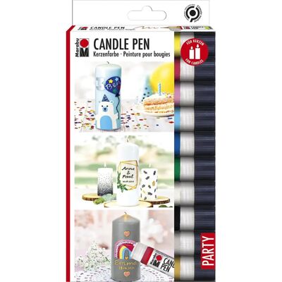 Kit bougies Marabu - Bleu, Vert, Rouge - Décoration - Publicité Kit bougies Marabu - Bleu, Vert, Rouge - Décoration - Publicité