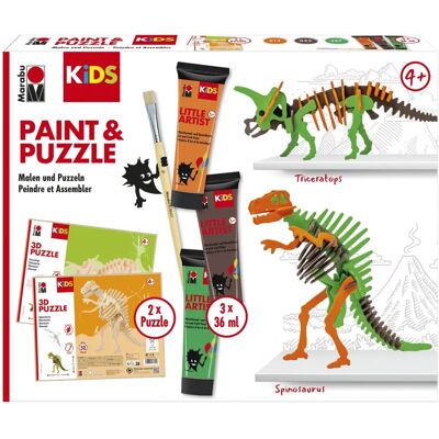 Marabu Kids Dinos Kunst- und Puzzle-Set Marabu Kids Dinos Kunst- und Puzzle-Set