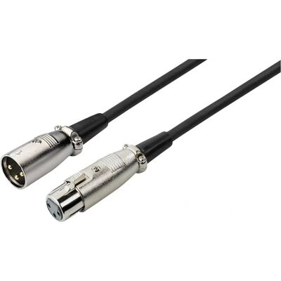 MONACOR MEC-50/SW 0,7m XLR Kabel - Mikrofon, Audio - Schwarz MONACOR MEC-50/SW 0,7m XLR Kabel - Mikrofon, Audio - Schwarz