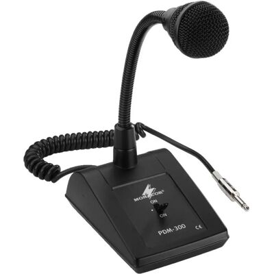 Monacor PDM-300 Microphone - Dynamic Cardioid, 60-12000Hz, 6.3mm Jack Monacor PDM-300 Microphone - Dynamic Cardioid, 60-12000Hz, 6.3mm Jack