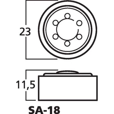 MONACOR 0231210 - Omnidirectional Dynamic Microphone Capsule MONACOR 0231210 - Omnidirectional Dynamic Microphone Capsule