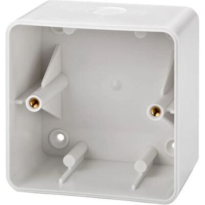 Monacor ATT-200 outlet box - Wandmontage, Wit - Stopcontactdoos Monacor ATT-200 outlet box - Wandmontage, Wit - Stopcontactdoos