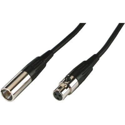 Câble audio Monacor MCM-500/SW 5 m XLR (3 broches) Noir - Publicité Câble audio Monacor MCM-500/SW 5 m XLR (3 broches) Noir - Publicité