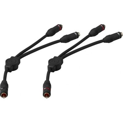 MONACOR CBA-30/SW Câble adaptateur audio - 0,25 m - Noir - Publicité MONACOR CBA-30/SW Câble adaptateur audio - 0,25 m - Noir - Publicité