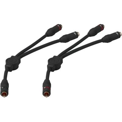 MONACOR CBA-30/SW Câble adaptateur audio - 0,25 m - Noir - Publicité MONACOR CBA-30/SW Câble adaptateur audio - 0,25 m - Noir - Publicité