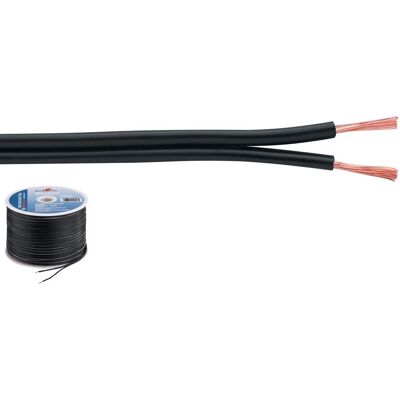 Câble audio Monacor SPC-75/SW - 100m Noir Câble haut-parleur - Publicité Câble audio Monacor SPC-75/SW - 100m Noir Câble haut-parleur - Publicité