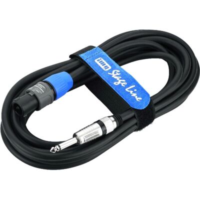 MONACOR MSCN-8100/SW Lautsprecherkabel - 10m, Schwarz, Speakon & Mono Jack MONACOR MSCN-8100/SW Lautsprecherkabel - 10m, Schwarz, Speakon & Mono Jack