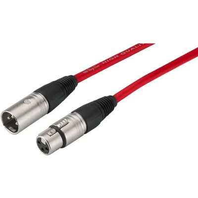 Câble audio XLR Monacor MECN-200/RT 2m - Extension micro et ligne - Publicité Câble audio XLR Monacor MECN-200/RT 2m - Extension micro et ligne - Publicité