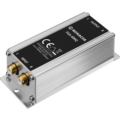 MONACOR FGA-40HQ Hochwertiger Erdisolator - Auto Audio Zubehör MONACOR FGA-40HQ Hochwertiger Erdisolator - Auto Audio Zubehör