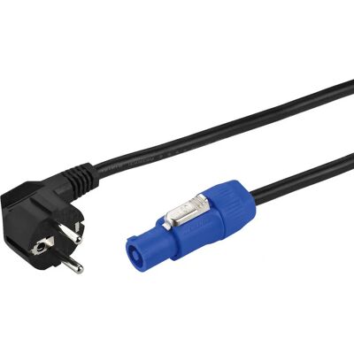 Netkabel IMG Stage Line AAC-115P - Zwart - 2 m - PowerCon & F stekker Netkabel IMG Stage Line AAC-115P - Zwart - 2 m - PowerCon & F stekker