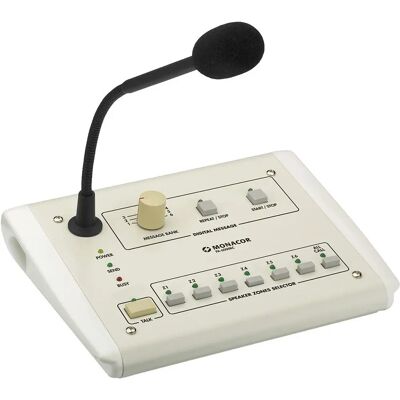 MONACOR PA-6000RC Tischmikrofon - Steuerfunktion MONACOR PA-6000RC Tischmikrofon - Steuerfunktion