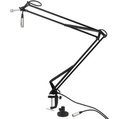 Support microphone IMG Stage Line MS-15 - Bras pivotant réglable, Montage sur table, Noir - Publicité Support microphone IMG Stage Line MS-15 - Bras pivotant réglable, Montage sur table, Noir - Publicité