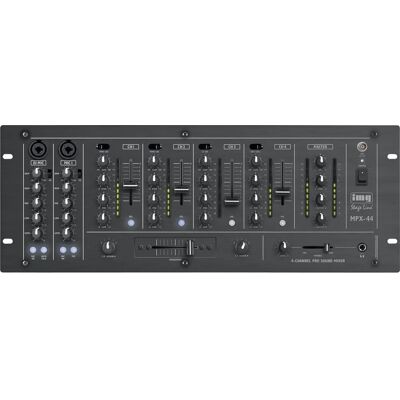 IMG STAGELINE MPX-44/SW DJ-Mixer - 6 Kanäle, Stereo, Schwarz IMG STAGELINE MPX-44/SW DJ-Mixer - 6 Kanäle, Stereo, Schwarz