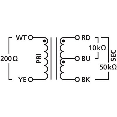 Neutrik NTE-10/3 Audio-Übertrager - Kompakt, Ungeschirmt, Breitband Neutrik NTE-10/3 Audio-Übertrager - Kompakt, Ungeschirmt, Breitband