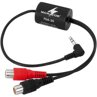 Câble audio stéréo Monacor FGA-30 - Filtre de signal - Publicité Câble audio stéréo Monacor FGA-30 - Filtre de signal - Publicité
