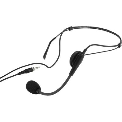 Monacor HSE-86 Headset-Mikrofon - Kardiode, Schwarz Monacor HSE-86 Headset-Mikrofon - Kardiode, Schwarz