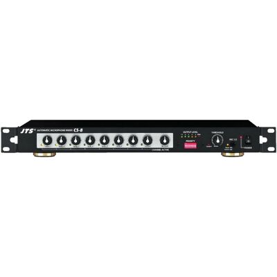 JTS CS-8 Mikrofonmixer - 8 Kanäle, Automatik, Rackmontage JTS CS-8 Mikrofonmixer - 8 Kanäle, Automatik, Rackmontage