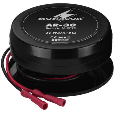 MONACOR AR-30 Exciter étanche - Haut-parleur - Publicité MONACOR AR-30 Exciter étanche - Haut-parleur - Publicité