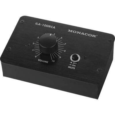 Monacor ILA-100RCA Passiver Stereo-Pegelregler - Zubehör Monacor ILA-100RCA Passiver Stereo-Pegelregler - Zubehör