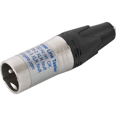 Monacor CTG-1SINE Prise de test XLR - Testeur de câbles micro Monacor CTG-1SINE Prise de test XLR - Testeur de câbles micro